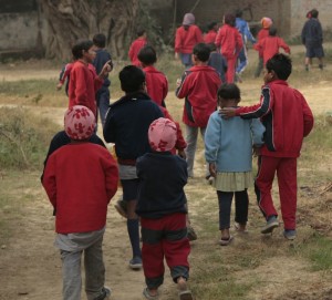 Children at Gorakhpur